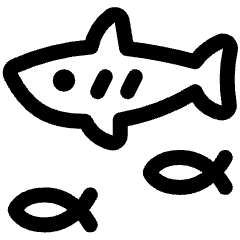 Shark Fish Icon from Ultimate Regular Set