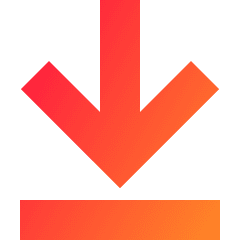 Line Arrow Move Down Large 1 Icon from Sharp Gradient Set