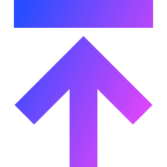 Line Arrow Move Up Large 1 Icon from Sharp Gradient Set