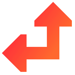 Triangle Arrow Bottom Right Corner Large Icon from Sharp Gradient Set