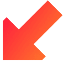Triangle Arrow Diagonal Bottom Left Large Icon from Sharp Gradient Set