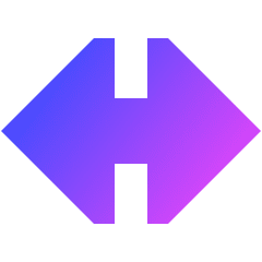 Triangle Arrow Horizontal Large Icon from Sharp Gradient Set