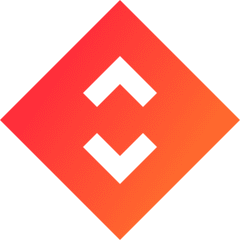 Line Arrow Expand Vertical Diamond Icon from Sharp Gradient Set