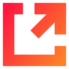 Line Arrow Expand Window 1 Icon from Sharp Gradient Set