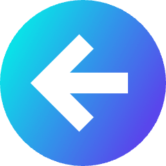 Line Arrow Left Circle 1 Icon from Sharp Gradient Set