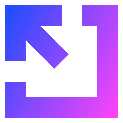 Line Arrow Minimize Window 3 Icon from Sharp Gradient Set
