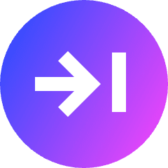 Line Arrow Right Circle 2 Icon from Sharp Gradient Set
