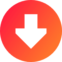 Triangle Arrow Down Circle 1 Icon from Sharp Gradient Set