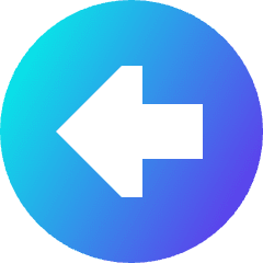 Triangle Arrow Left Circle 1 Icon from Sharp Gradient Set