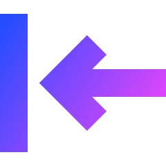 Line Arrow Move Left 1 Icon from Sharp Gradient Set