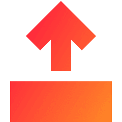 Line Arrow Move Up 2 Icon from Sharp Gradient Set
