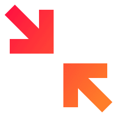 Line Arrow Shrink Diagonal 2 Icon from Sharp Gradient Set