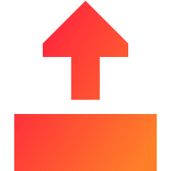 Triangle Arrow Move Up 2 Icon from Sharp Gradient Set