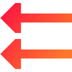 Double Triangle Arrow Left Icon from Sharp Gradient Set