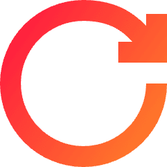 Line Arrow Rotate Right 2 Icon from Sharp Gradient Set