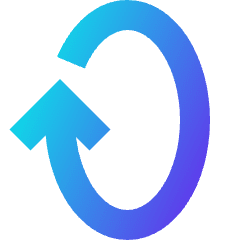 Line Arrow Rotate Vertical Right 1 Icon from Sharp Gradient Set