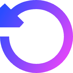Triangle Arrow Rotate Left 2 Icon from Sharp Gradient Set