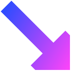 Diagonal Triangle Arrow Bottom Right Icon from Sharp Gradient Set