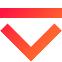 Tailless Line Arrow Down 2 Icon from Sharp Gradient Set