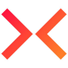 Tailless Line Arrow Shrink Horizontal 1 Icon from Sharp Gradient Set