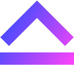 Tailless Line Arrow Up 2 Icon from Sharp Gradient Set