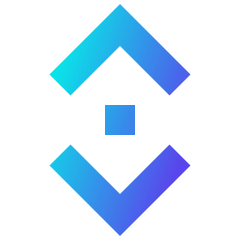 Tailless Line Arrow Vertical Scroll Icon from Sharp Gradient Set