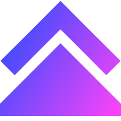 Double Tailless Triangle Arrow Up Icon from Sharp Gradient Set