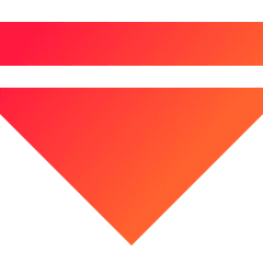 Tailless Triangle Arrow Down 2 Icon from Sharp Gradient Set