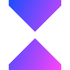 Tailless Triangle Arrow Shrink Vertical Icon from Sharp Gradient Set
