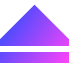 Tailless Triangle Arrow Up 2 Icon from Sharp Gradient Set