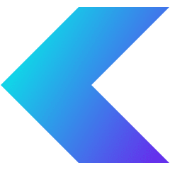 Chevron Arrow Left Icon from Sharp Gradient Set