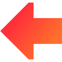 Thick Arrow Left Large Icon from Sharp Gradient Set