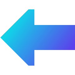 Thick Arrow Left Icon from Sharp Gradient Set
