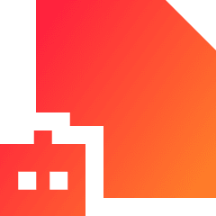 Ai File Robot Icon from Sharp Gradient Set