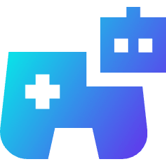 Ai Gaming Robot Icon from Sharp Gradient Set