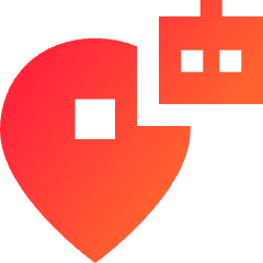 Ai Navigation Robot Icon from Sharp Gradient Set