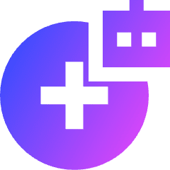 Ai New Robot Icon from Sharp Gradient Set