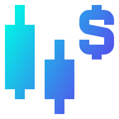Stock Icon from Sharp Gradient Set