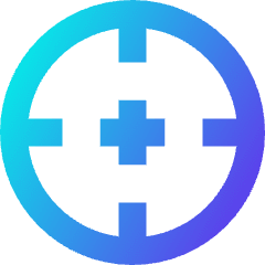 Target 3 Icon from Sharp Gradient Set