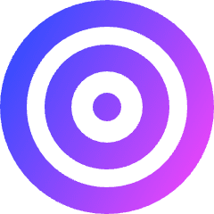 Target No Arrow Icon from Sharp Gradient Set