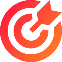 Target Icon from Sharp Gradient Set