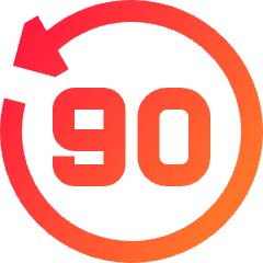 Button Go Backward 90 Icon from Sharp Gradient Set