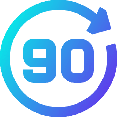 Button Go Forward 90 Icon from Sharp Gradient Set