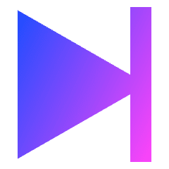 Button Next Icon from Sharp Gradient Set