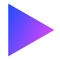 Button Play Icon from Sharp Gradient Set