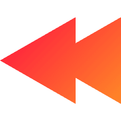 Button Rewind 1 Icon from Sharp Gradient Set