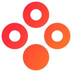 Buttons Down Icon from Sharp Gradient Set
