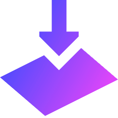 Card Place Icon from Sharp Gradient Set