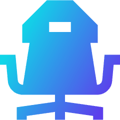 Chair 1 Icon from Sharp Gradient Set