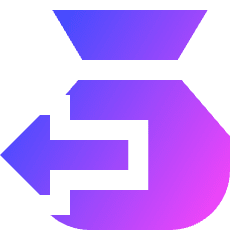 Pouch Remove 1 Icon from Sharp Gradient Set